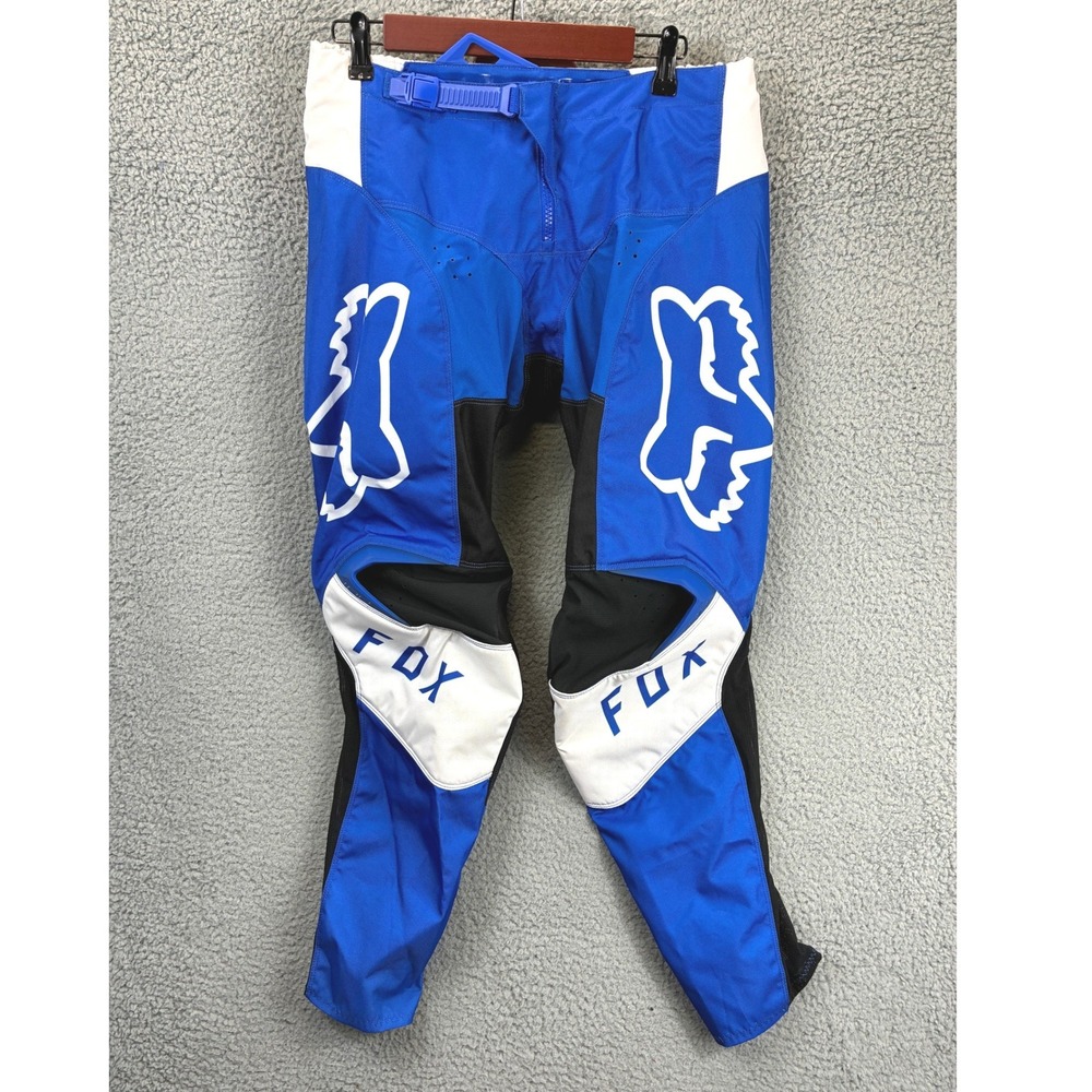 Fox Racing 180 Motocross Pants Mens 34 Blue Dirt Bike Riding Racing MX ATV Moto